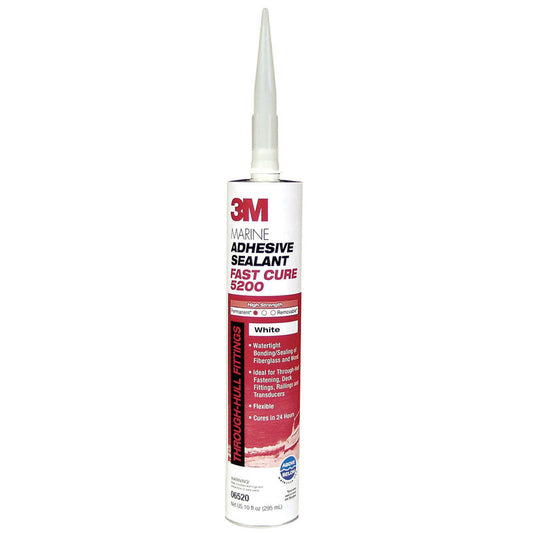 3M - 5200 Fast Cure Polyurethane Adhesive/Sealant, White